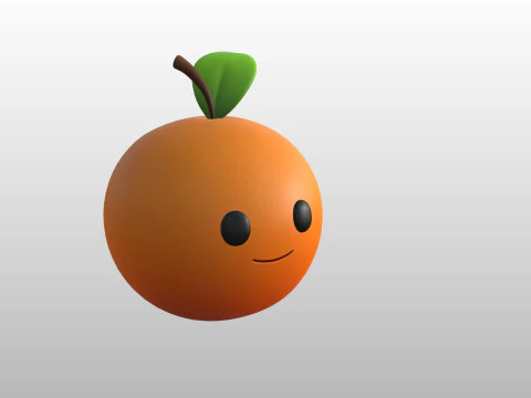 Prop275 Orange Head 3D Model