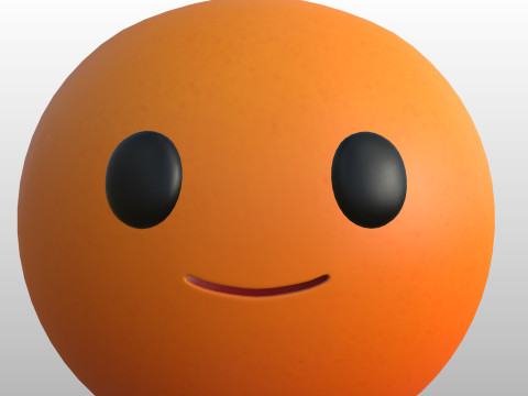 Prop275 Orange Head 3D 模型