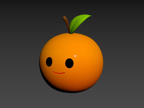 Prop275 Orange Head 3D 模型