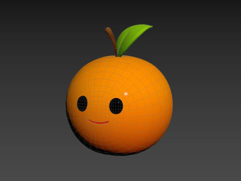Prop275 Orange Head 3D Model