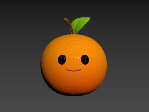 Prop275 Orange Head 3D Model