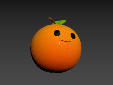 Prop275 Orange Head 3D Model