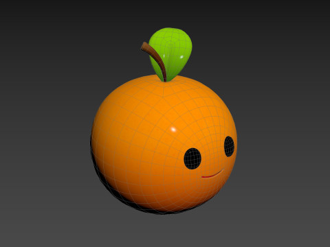 Prop275 Orange Head 3D 模型