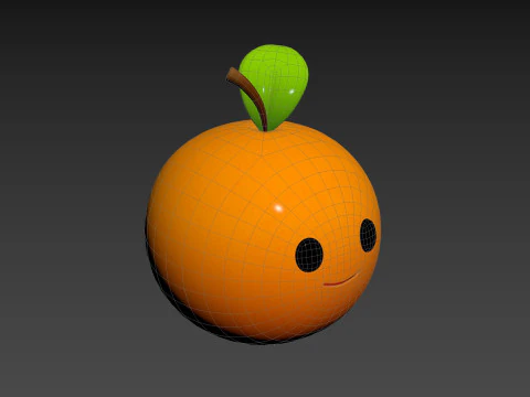 Prop275 Orange Head 3D Model