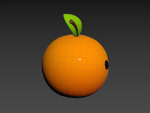 Prop275 Orange Head 3D Model