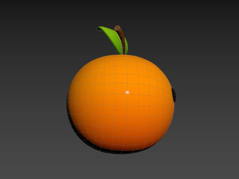 Prop275 Orange Head 3D Model