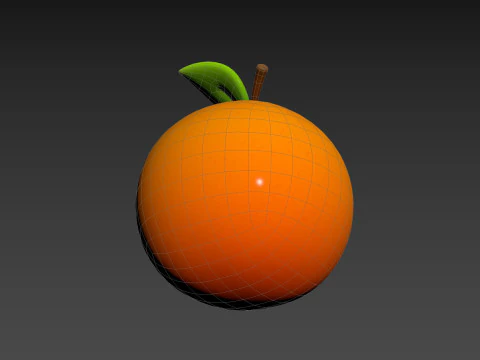 Prop275 Orange Head 3D Model