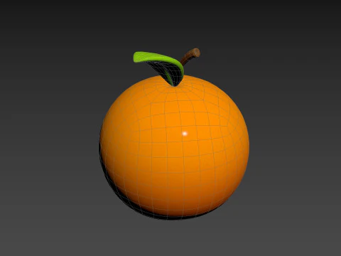 Prop275 Orange Head 3D Model