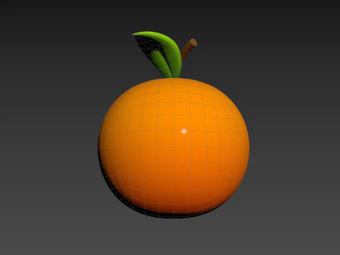 Prop275 Orange Head 3D Model