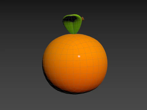Prop275 Orange Head 3D Model