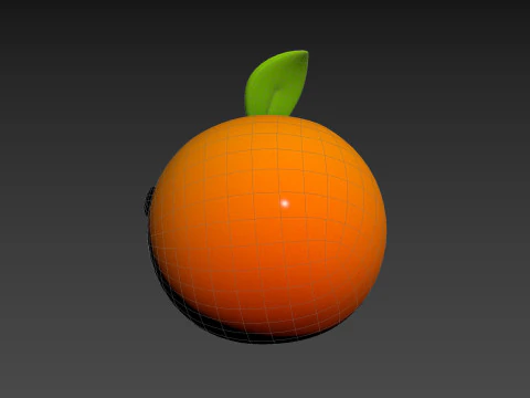 Prop275 Orange Head 3D Model