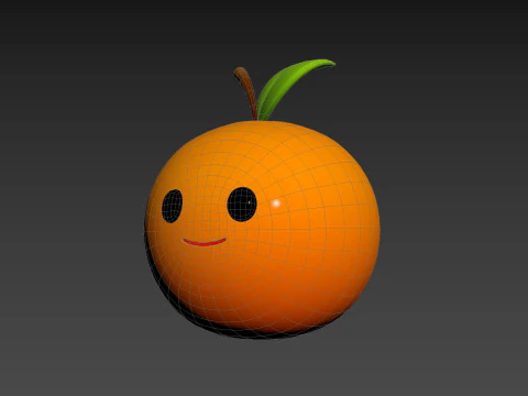 Prop275 Orange Head 3D Model