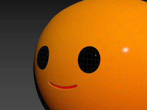 Prop275 Orange Head 3D Model