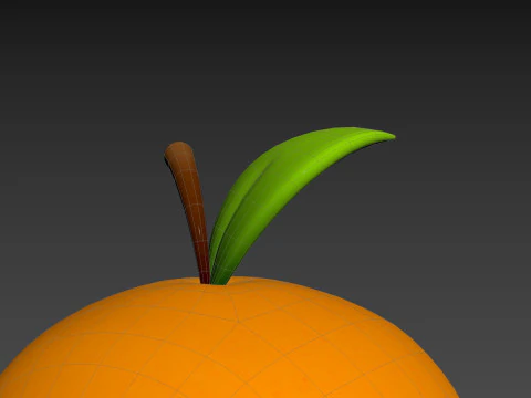 Prop275 Orange Head 3D Model