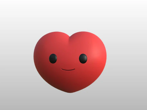 Prop277 Heart Head 3D Model