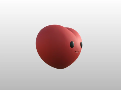 Prop277 Heart Head 3D Model