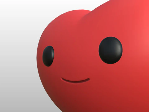 Prop277 Heart Head 3D Model
