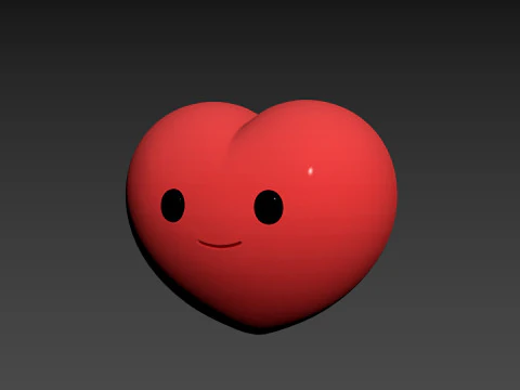 Prop277 Heart Head 3D Model