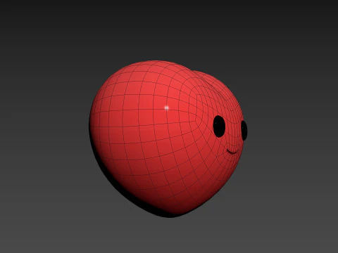 Prop277 Heart Head 3D Model