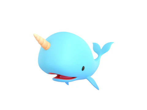 Character272 Narwhal 3D Model
