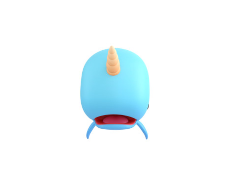 Character272 Narwhal Model 3D
