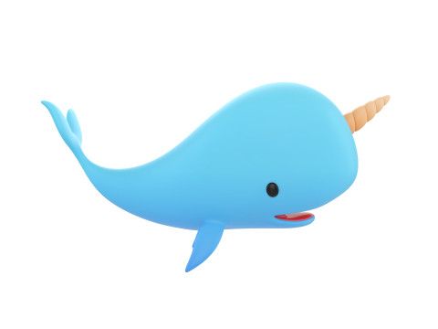 Character272 Narwhal Model 3D