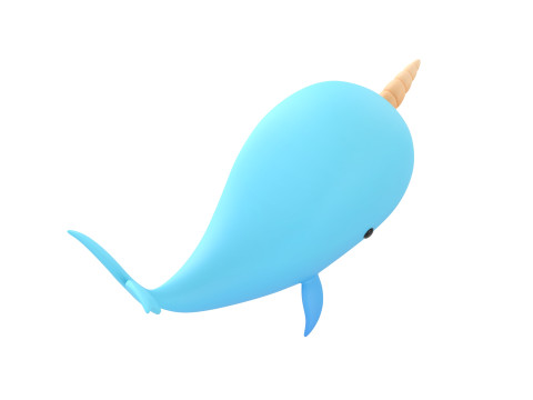 Character272 Narwhal Model 3D