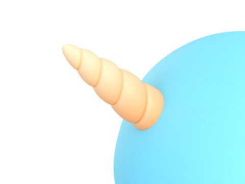 Character272 Narwhal Model 3D
