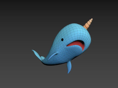 キャラクター272 イッカク 3Dモデル