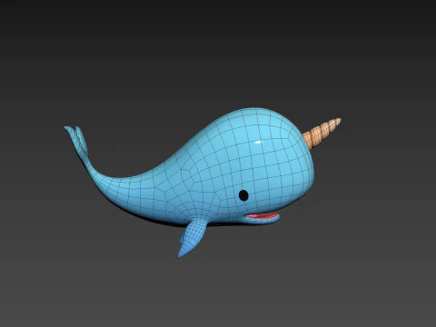 キャラクター272 イッカク 3Dモデル