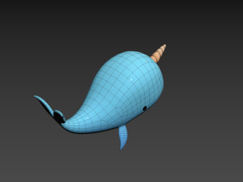 Character272 Narwhal Model 3D