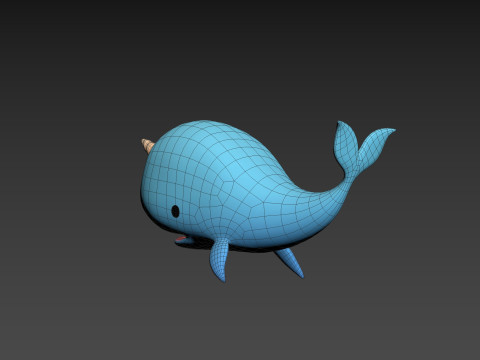 Character272 Narwhal Model 3D