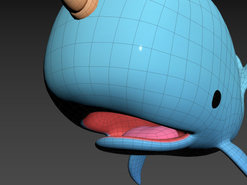 Character272 Narwhal Model 3D