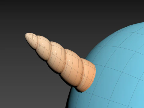 キャラクター272 イッカク 3Dモデル