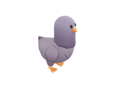 Character274 Pigeon 3D मॉडल