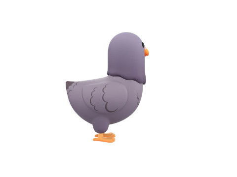 Character274 Pigeon 3D मॉडल