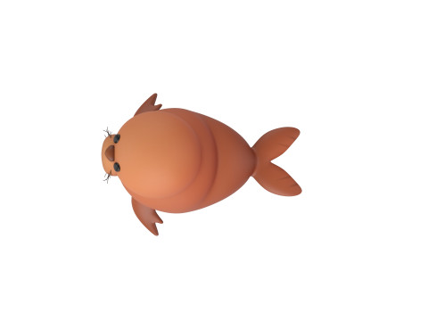 Character275 Walrus Modelo 3D
