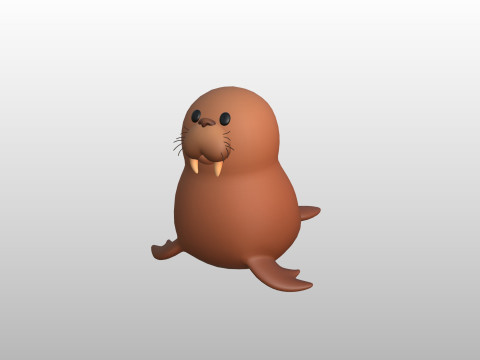 Character275 Walrus Modelo 3D