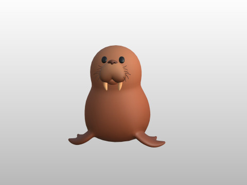 Character275 Walrus Modelo 3D