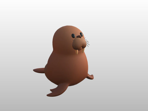 Character275 Walrus Modelo 3D