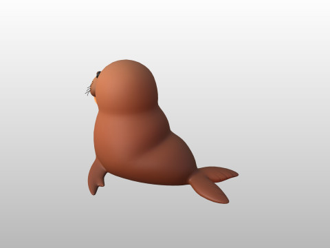 Character275 Walrus Modelo 3D