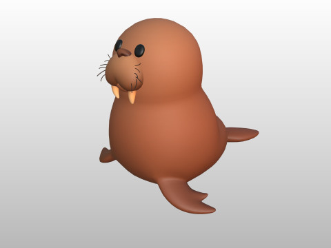 Character275 Walrus Modelo 3D