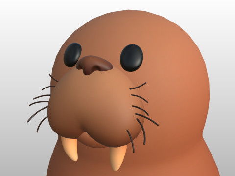 Character275 Walrus Modelo 3D