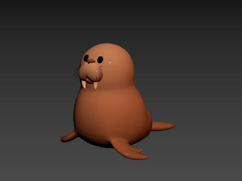 Character275 Walrus Modelo 3D