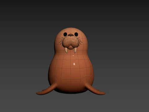 Character275 Walrus 3D Model