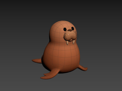Character275 Walrus Modelo 3D