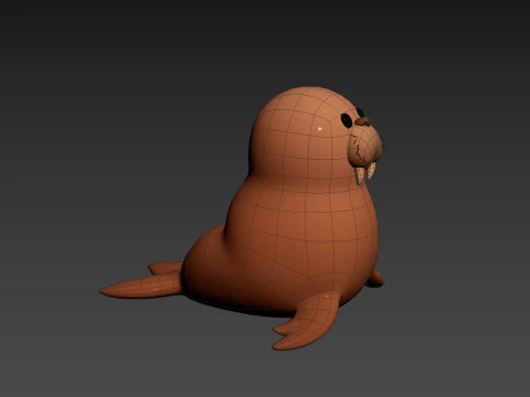 Character275 Walrus 3D Model