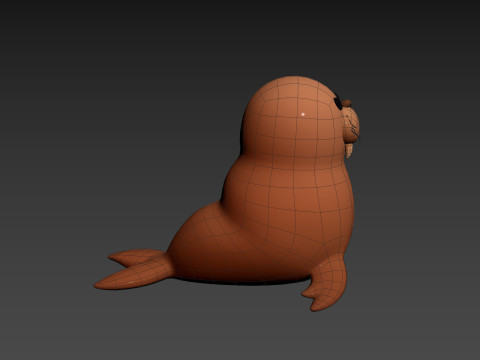 Character275 Walrus Modelo 3D