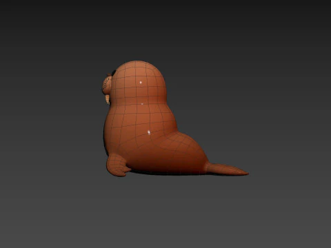 Character275 Walrus 3D Model