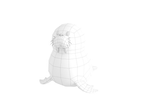 Character275 Walrus Modelo 3D
